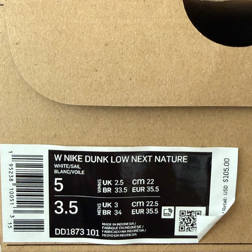 Nike Dunk Low White Sail